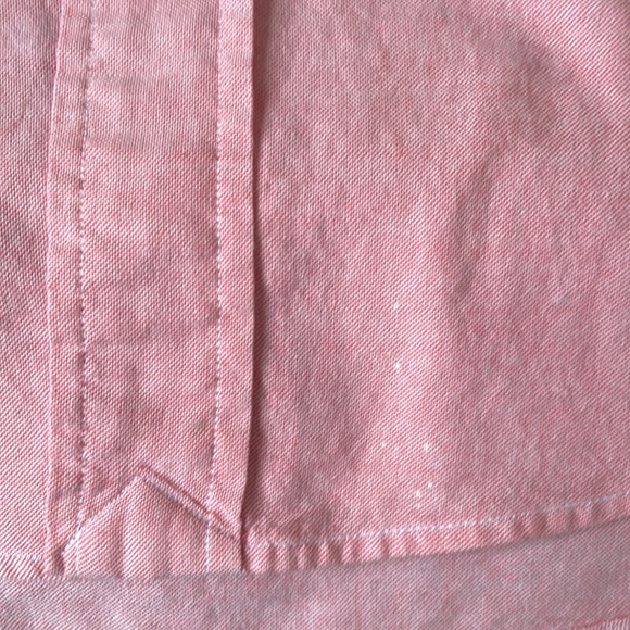 Ralph Lauren Pink Cotton Short Sleeve Dress Shirt Large - Picture 7 of 11